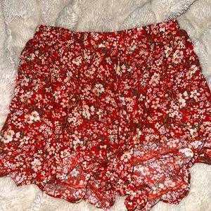 Cute floral shorts / S